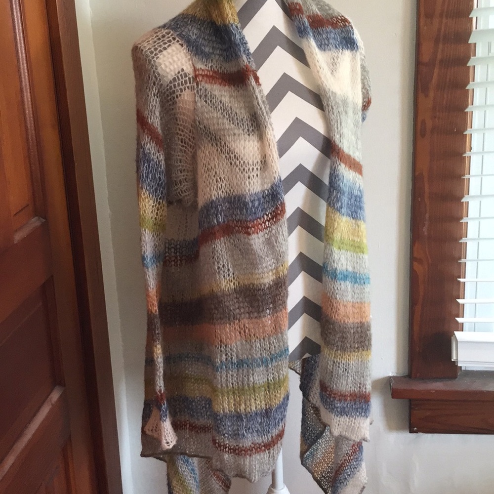 Relais - boho style open knit sweater